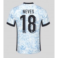 Portugal Ruben Neves #18 Udebanetrøje EM 2024 Kortærmet